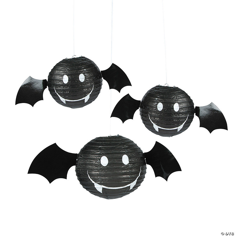 Bat Hanging Paper Lanterns Image