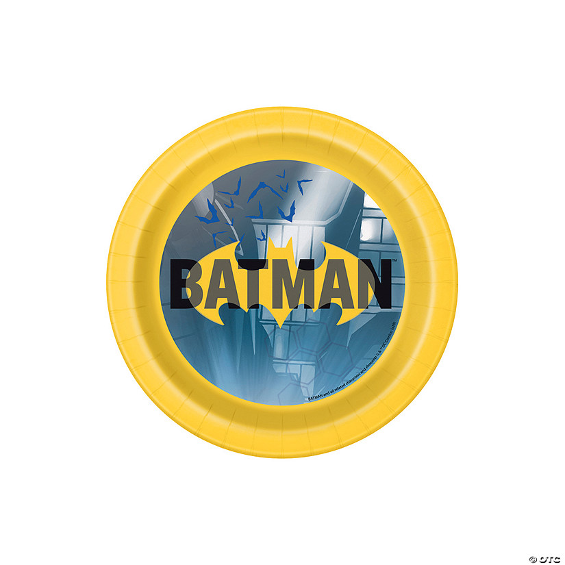 Batman&#8482; Party Paper Dessert Plates - 8 Ct. Image
