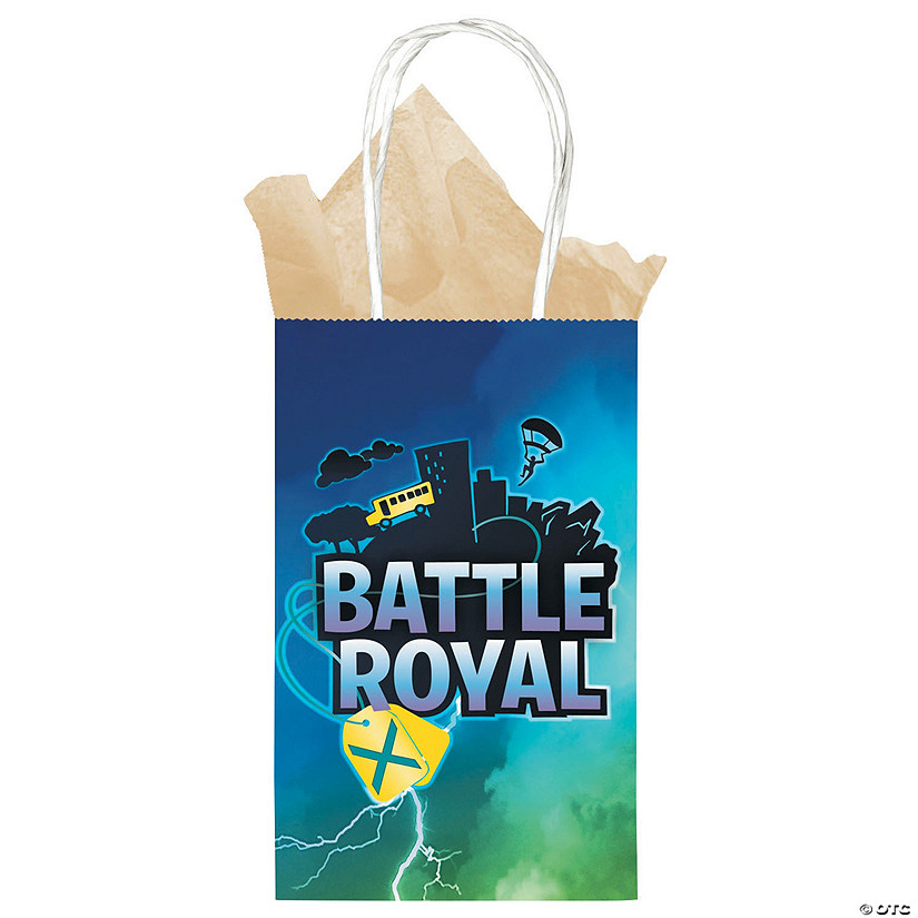 Battle Royal Kraft Paper Gift Bags - 8 Pc. Image