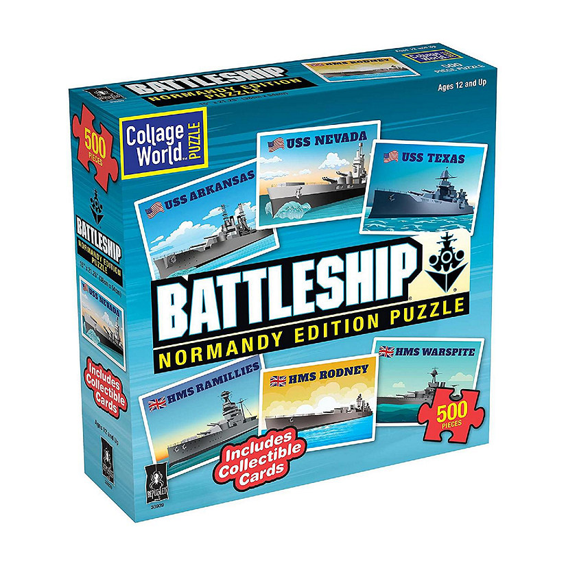 Battleship Normandy Edition 500 Piece Jigsaw Puzzle Image