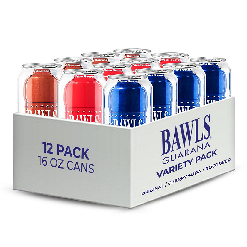 BAWLS Guarana Variety Pack, BAWLS Guarana Drink, Guarana Soda, Guarana