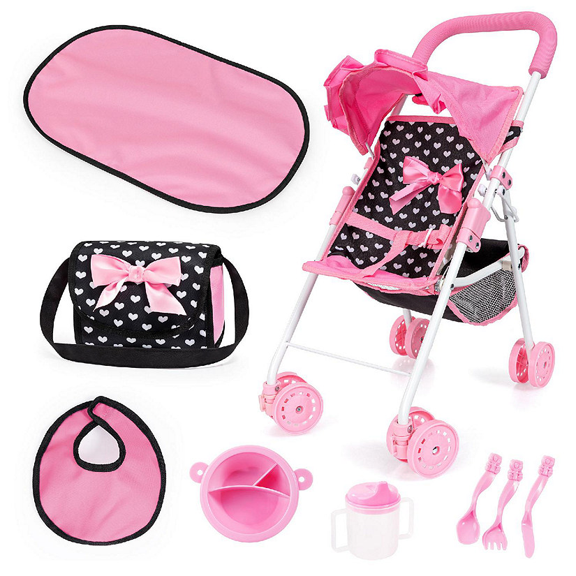 Bayer Design Dolls: Buggy Doll Stroller Set W/ Matching Shoulder Bag Image