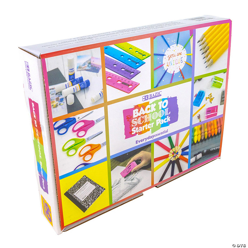 BAZIC Products Back To School Starter Pack, 60 Count Image