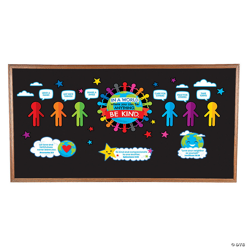 Be Kind Religious Bulletin Board Set Oriental Trading