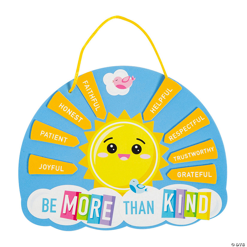 Be More Than Kind Sign Craft Kit - Makes 12 Image