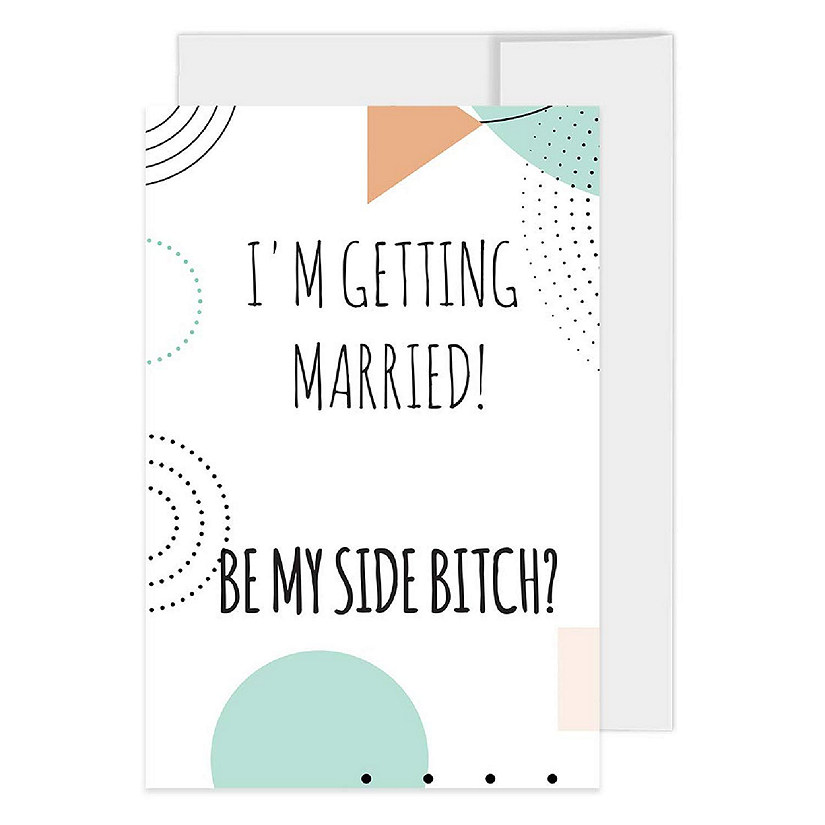 Be My Side Bitch Bridesmaid 4x6IN 16PC Image