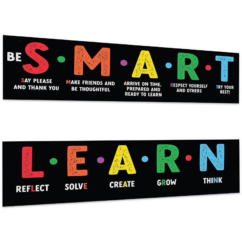 Be Smart &amp; Learn Banner 2PC 13x48 Image
