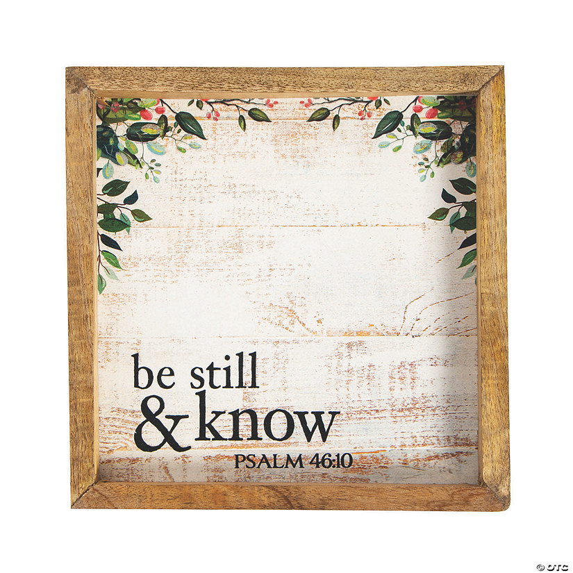Be Still & Know Tabletop Sign Image