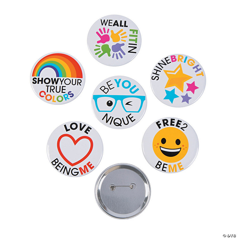 Be You Buttons - 12 Pc. Image