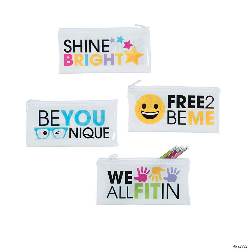 Be You Pencil Cases - 12 Pc. Image