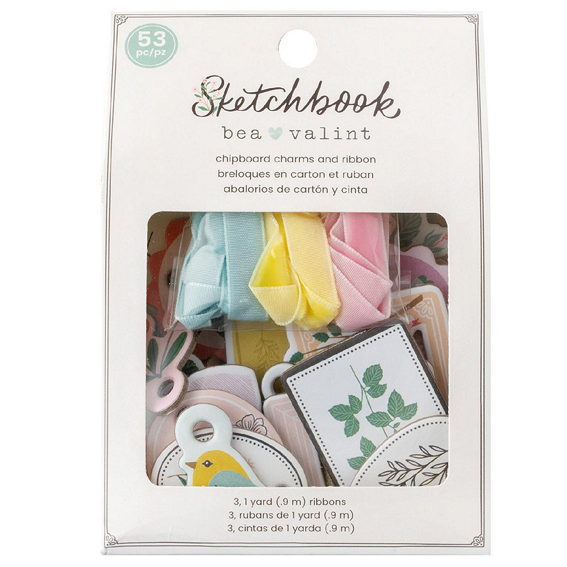 Bea Valint Sketchbook Charmers-53 Pieces Image