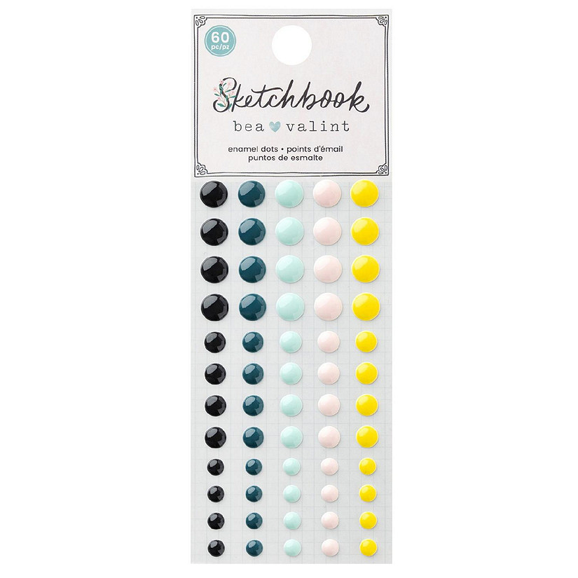Bea Valint Sketchbook Enamel Dots-60/Pkg Image