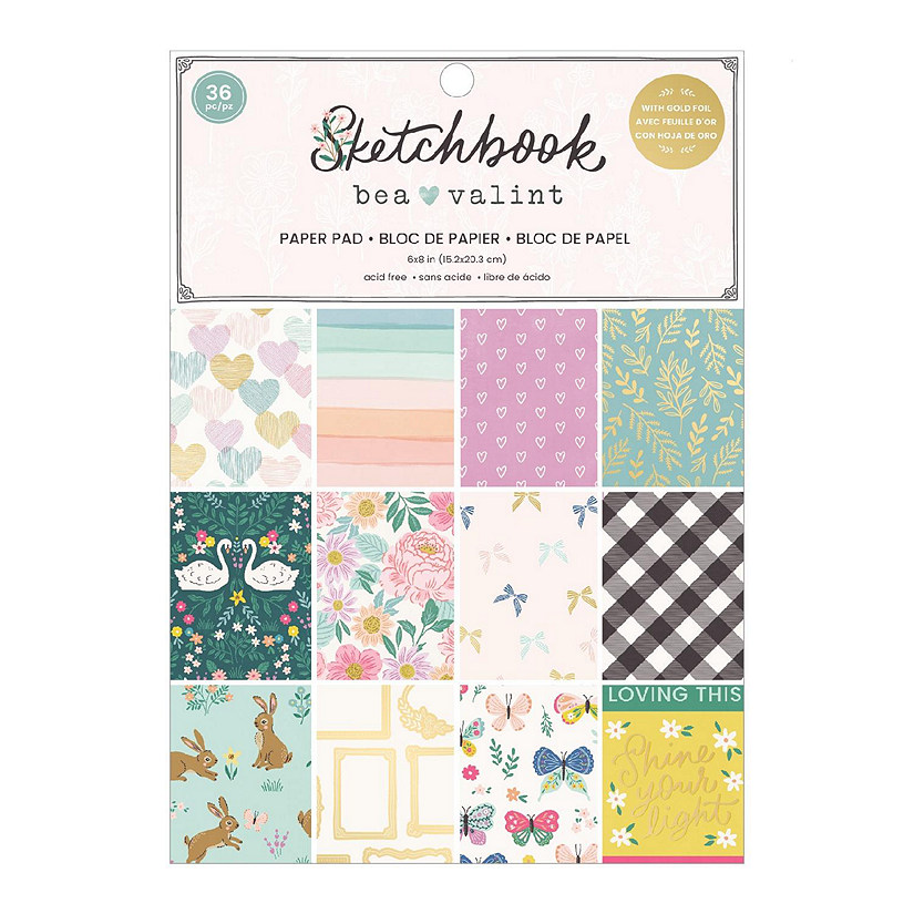 Bea Valint Sketchbook Paper Pad 6"X8"-36 Sheets Image