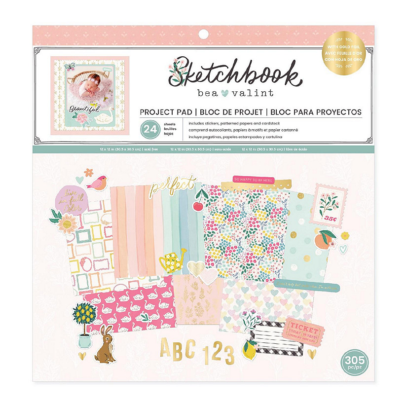 Bea Valint Sketchbook Project Pad 12"X12"-24 Sheets Image