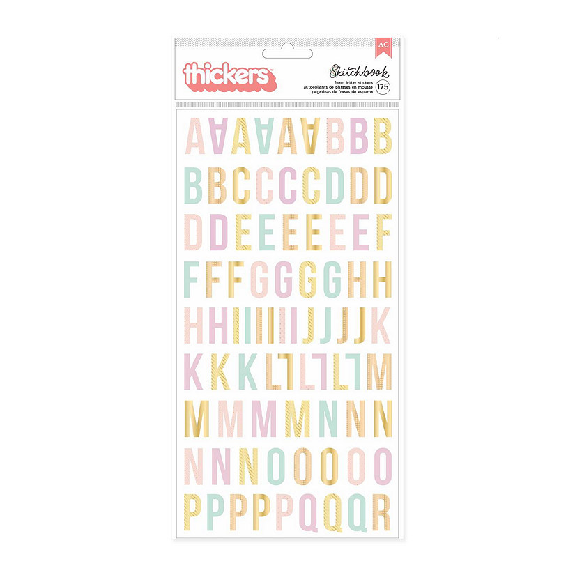 Bea Valint Sketchbook Thickers-Alphabet Image