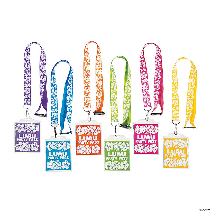Beach Party Breakaway Lanyards - 12 Pc. Image