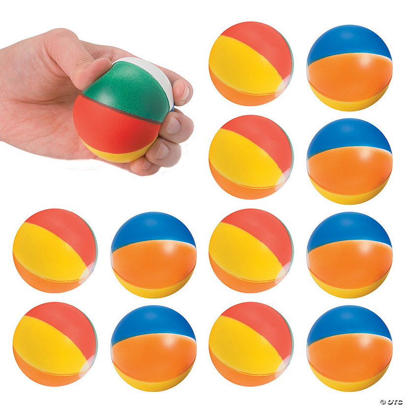 Beach Stress Balls 12 Pc. Oriental Trading