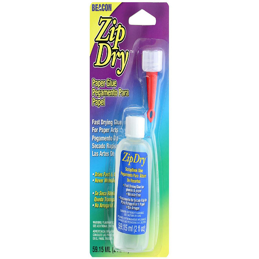 Beacon Zip Dry Paper Glue 2oz Carded