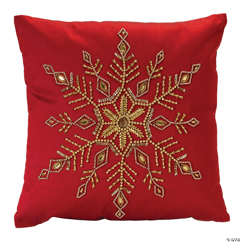 180 Degrees Beaded Christmas Pillows