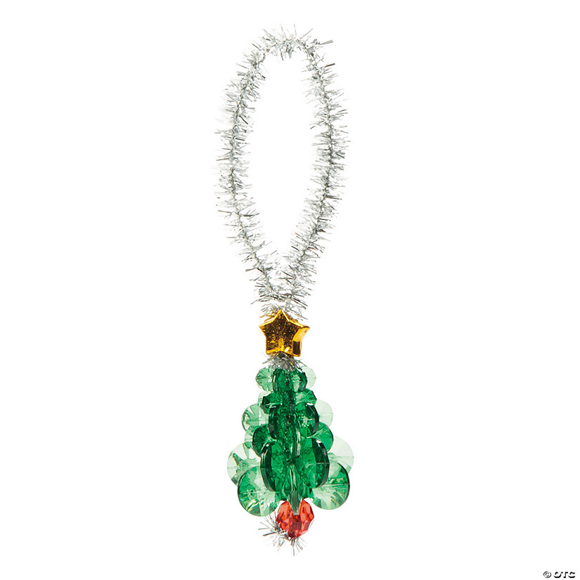 Beaded Tree Christmas Ornament Craft Kit Oriental Trading