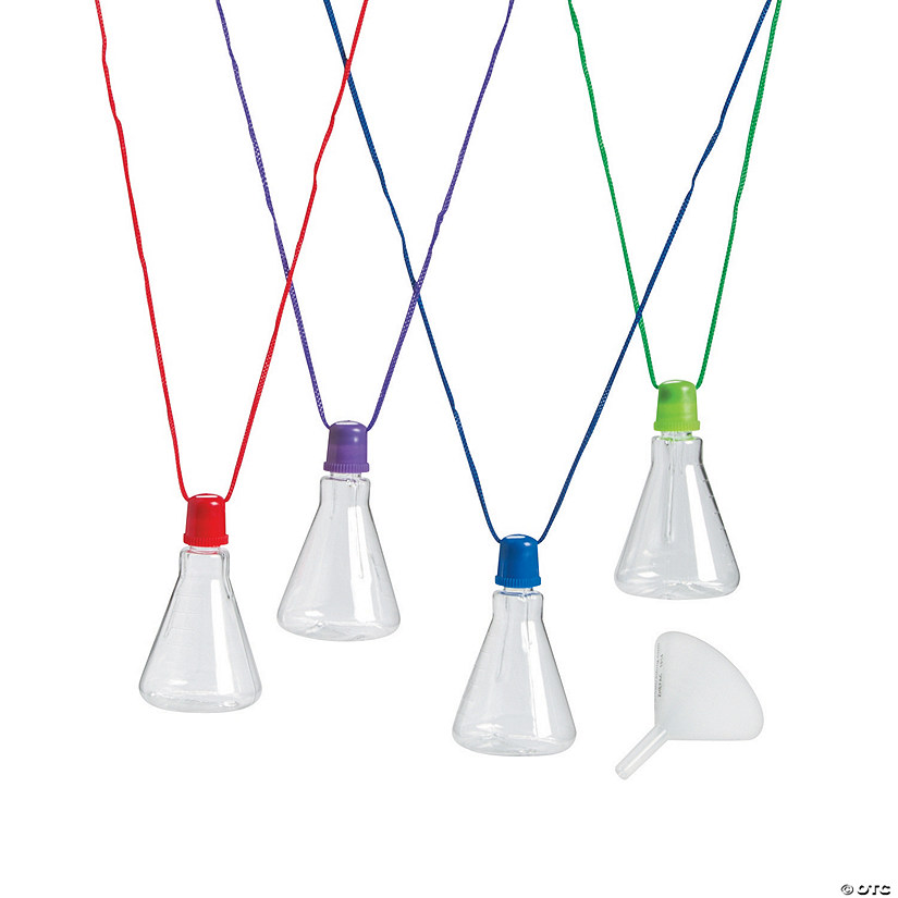 Beaker Sand Art Bottle Necklaces - 12 Pc. Image