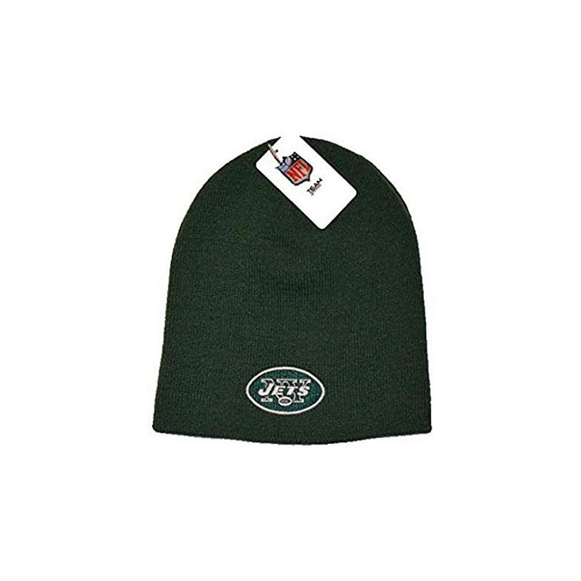 Beanie - New York Jets, Green, Cuffless Image