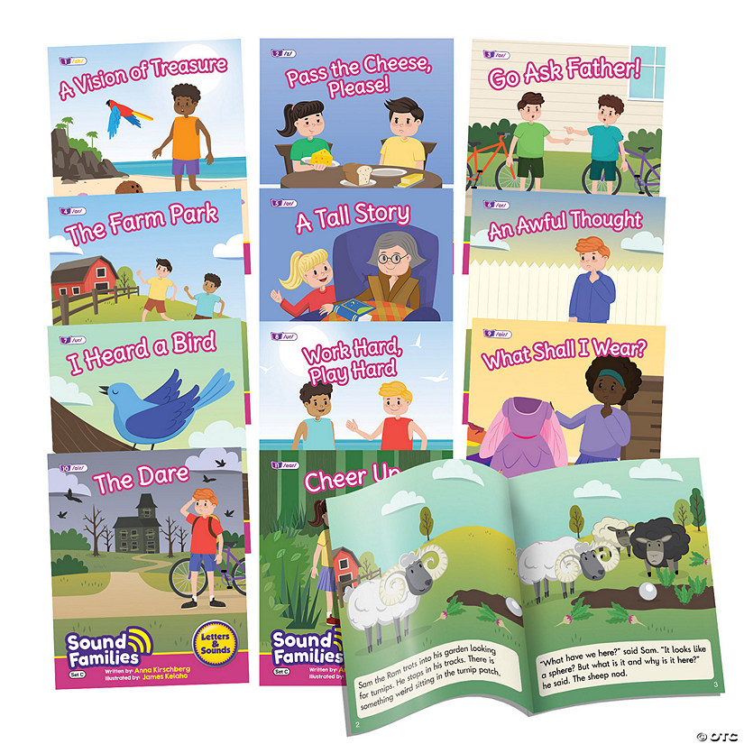 Beanstalk Books Sound Families Decodable Readers R-controlled Fiction Phase 5.5, Set of 12 Image