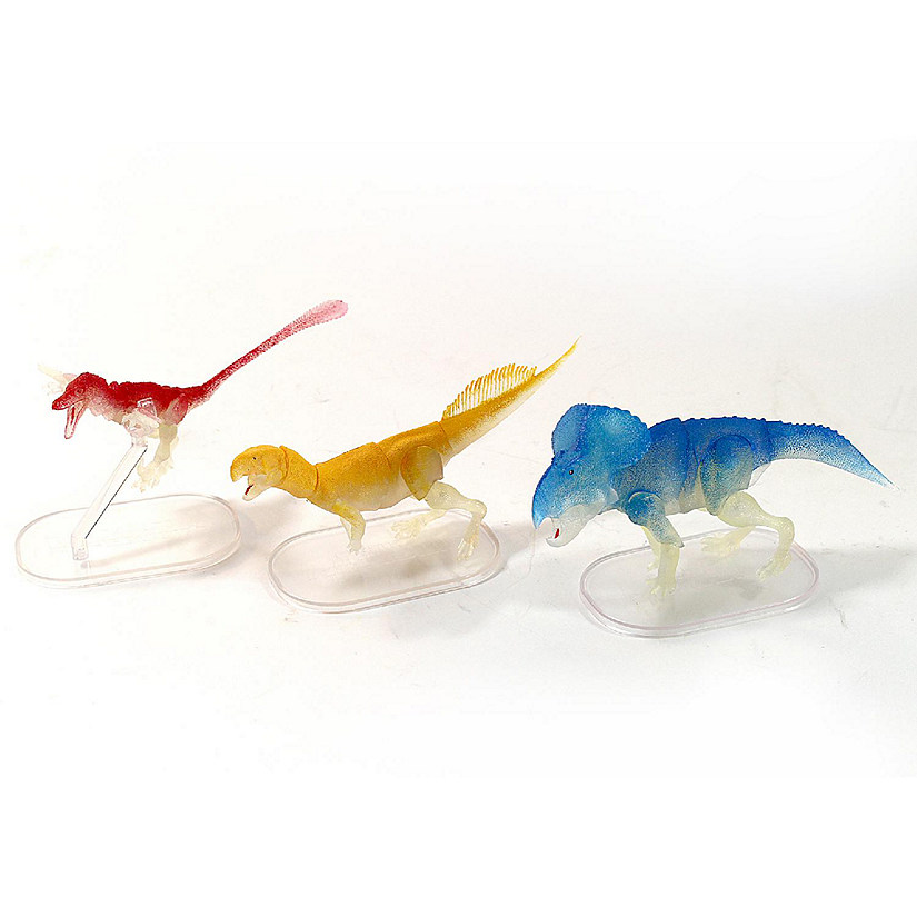 Beasts Of The Mesozoic: Gitd Dinosaur Figure 3-Pack Image