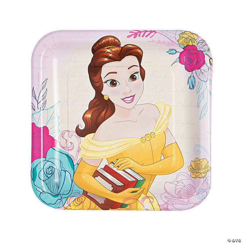 Beauty & the Beast Paper Dinner Plates - 8 Ct. Image