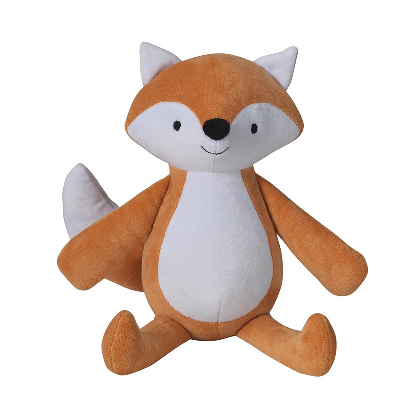 Bedtime Originals Baby League Orange Plush Fox Stuffed Animal - Scout Image