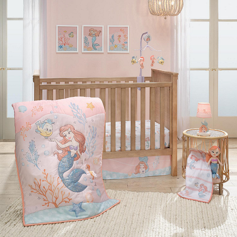 Bedtime Originals Disney Baby The Little Mermaid 3-Piece Baby Crib Bedding Set Image