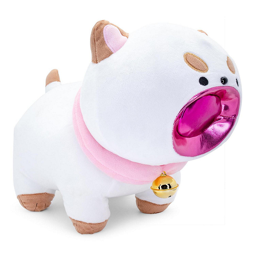 Bee and PuppyCat 16-Inch Collector Plush Toy  Laser Mouth PuppyCat Image