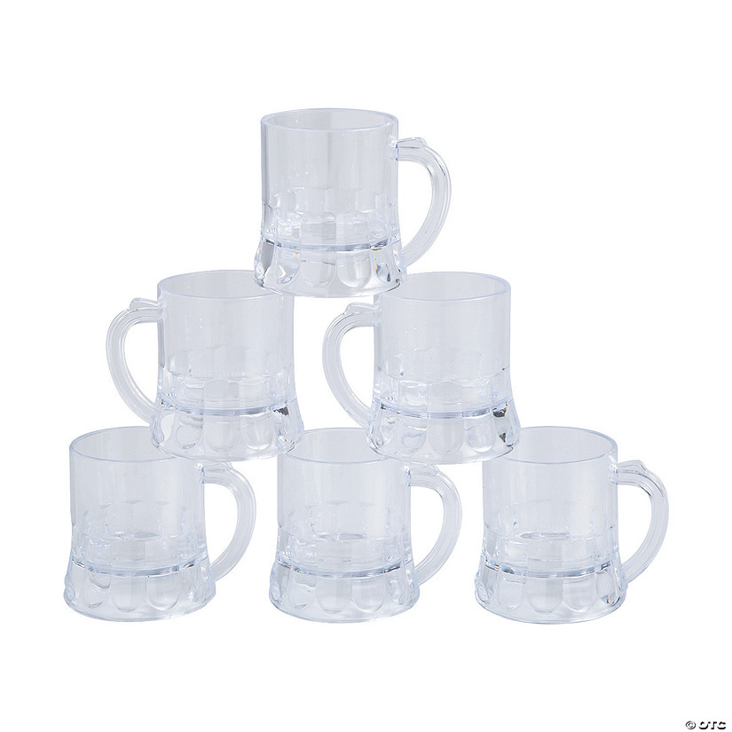 Beer Mug BPA-Free Plastic Shot Glasses - 12 Ct. Image