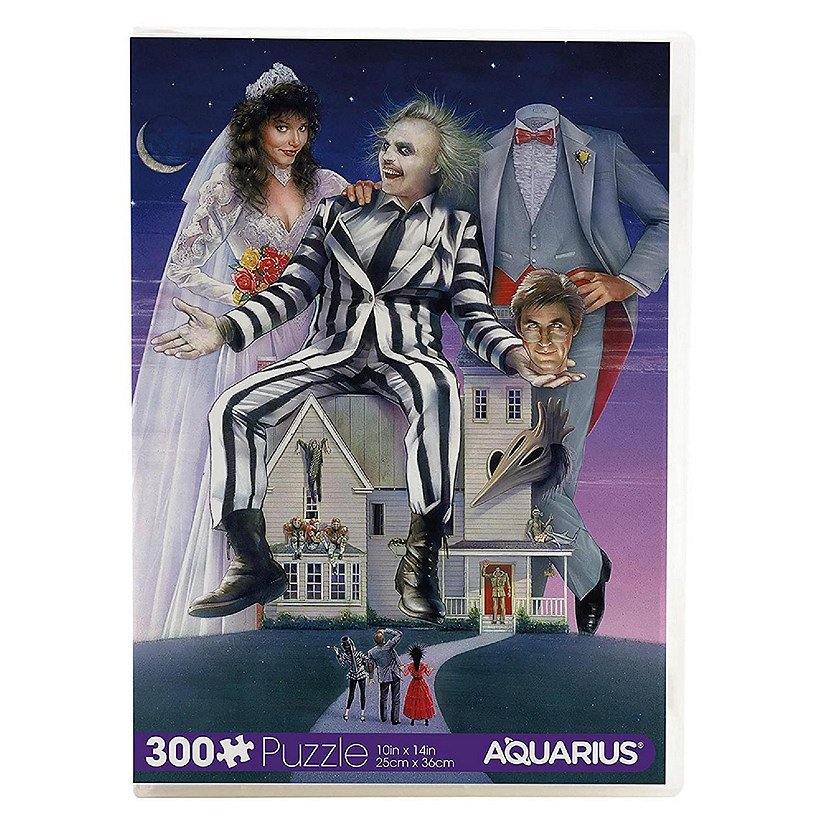 Beetlejuice 300 Piece VHS Jigsaw Puzzle Image