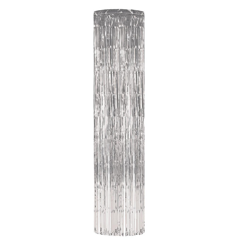 Beistle - 1-Ply Gleam 'N Column - Silver - 6 Pack Image