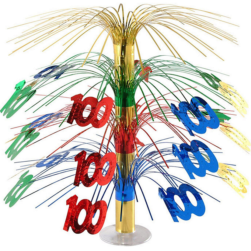 Beistle - "100" Cascade Centerpiece - 6 Pack Image