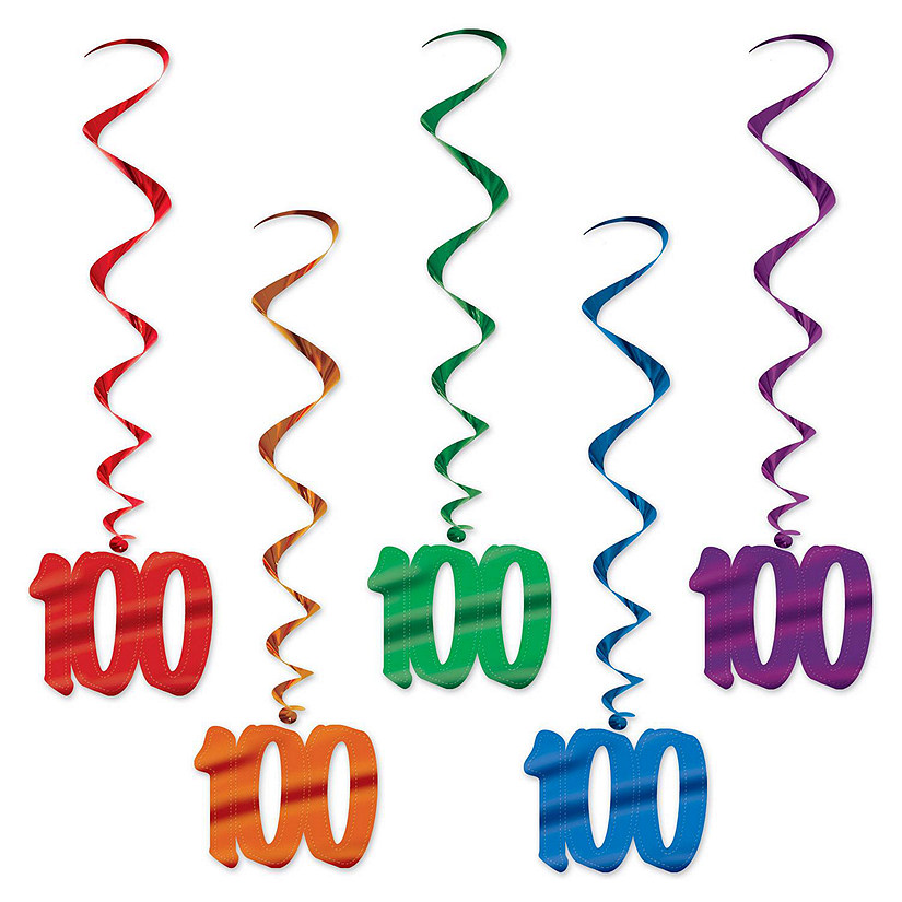 Beistle - "100" Whirls - 6 Pack Image