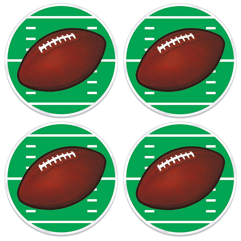Beistle - 13" Plastic Football Placemats - 12 Pack Image