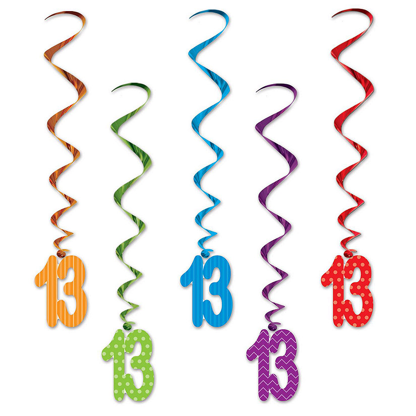 Beistle - "13" Whirls - 6 Pack Image