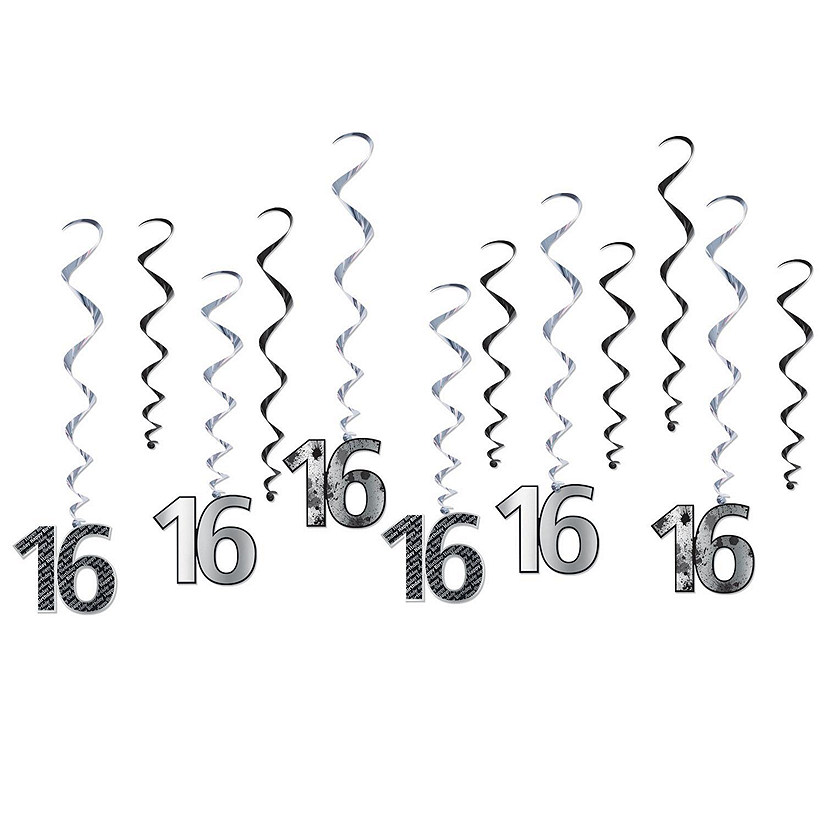 Beistle - "16" Whirls - 15"-26" - 6 Pack Image