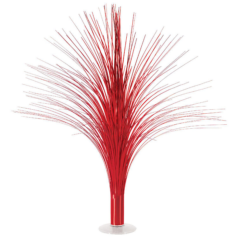 Beistle - 19" - Red - Metallic Spray Centerpiece Plastic! Image