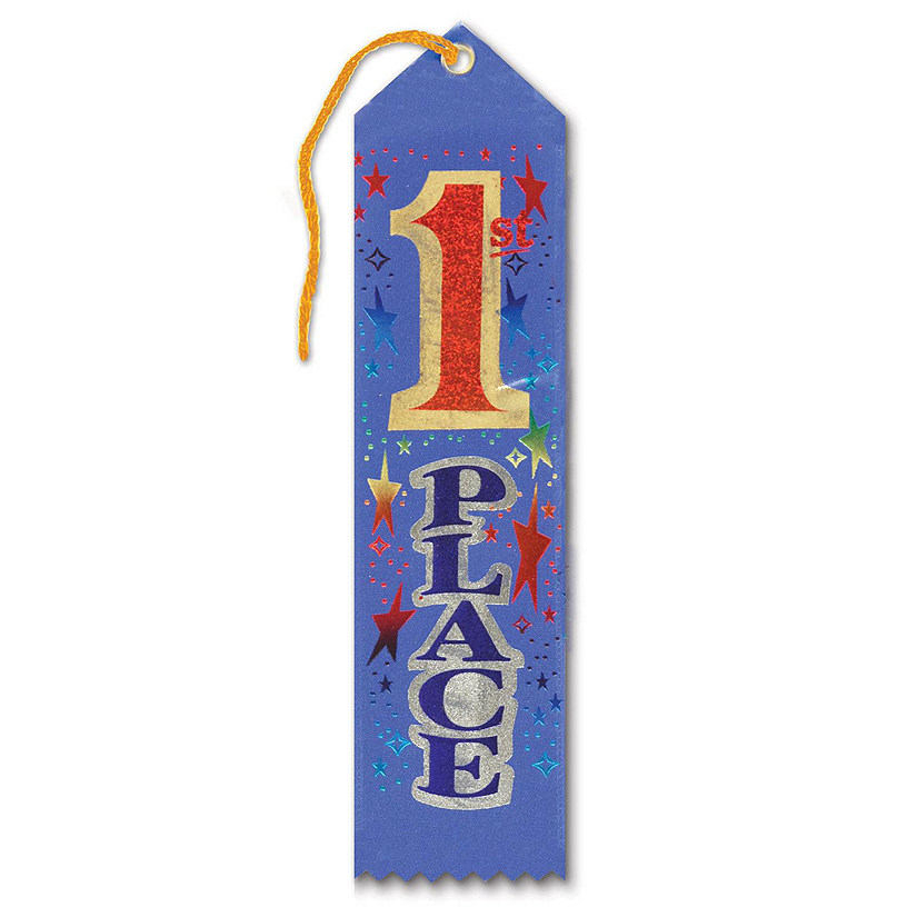 Beistle - "1st" Place Award Ribbon - 6 Pack Image