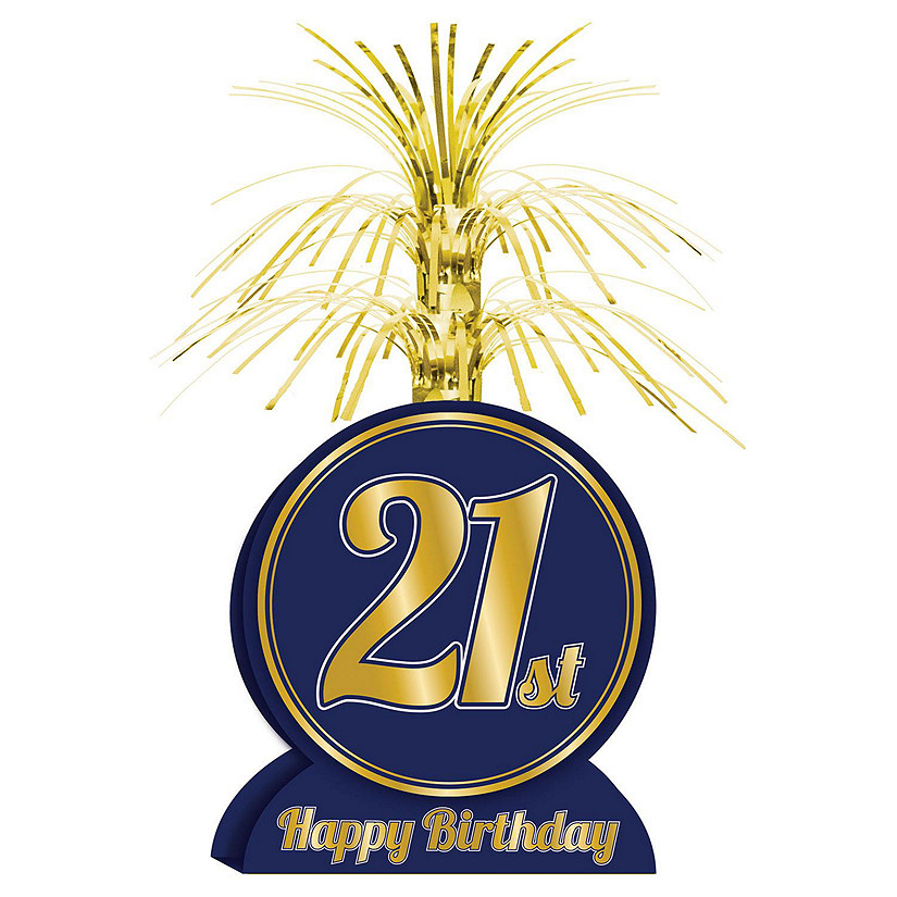 Beistle - "21st" Birthday Centerpiece - 12 Pack Image