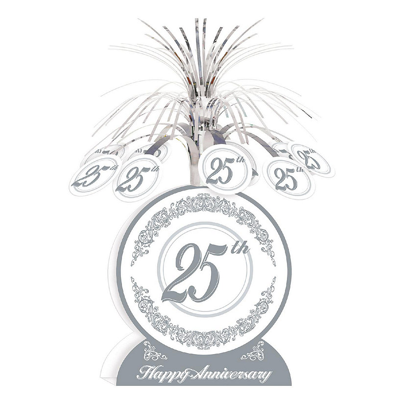 Beistle - "25th" Anniversary Centerpiece - 12 Pack Image
