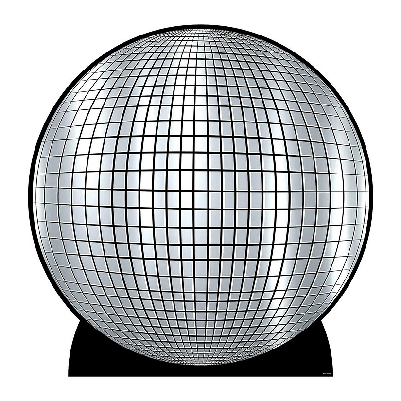 Beistle - 3' 3&amp;#190;" x 3' 3" Disco Ball Stand-Up - 4 Pack Image