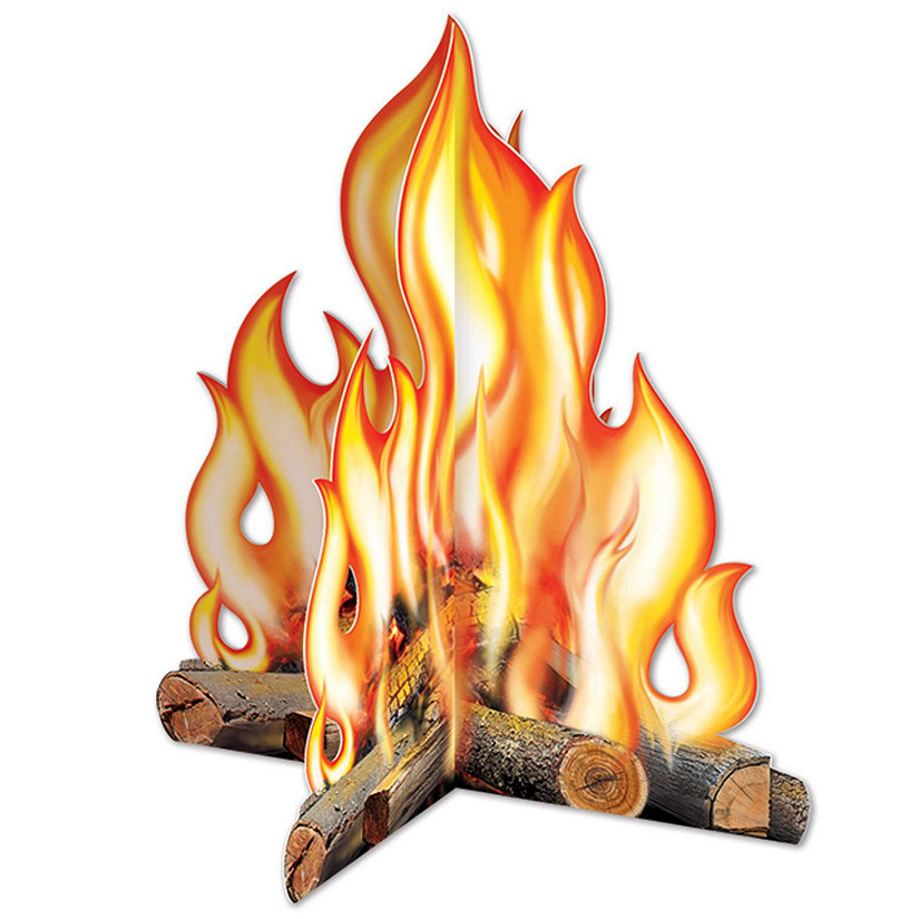 Beistle - 3-D Campfire Centerpiece - 12 Pack Image