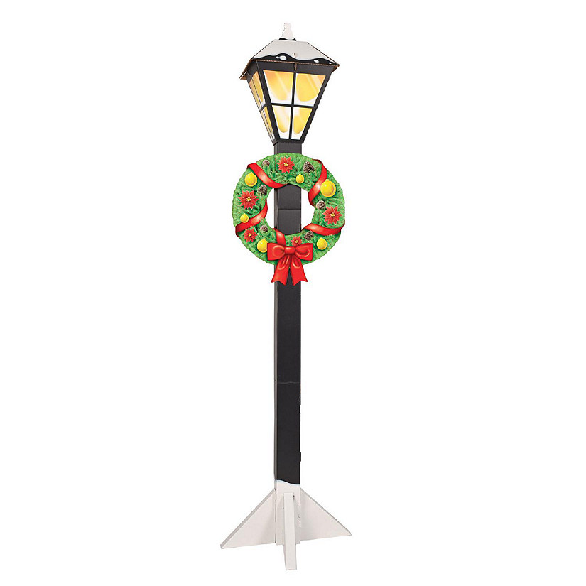 Beistle - 3-D Christmas Lamppost Prop - 4 Pack Image