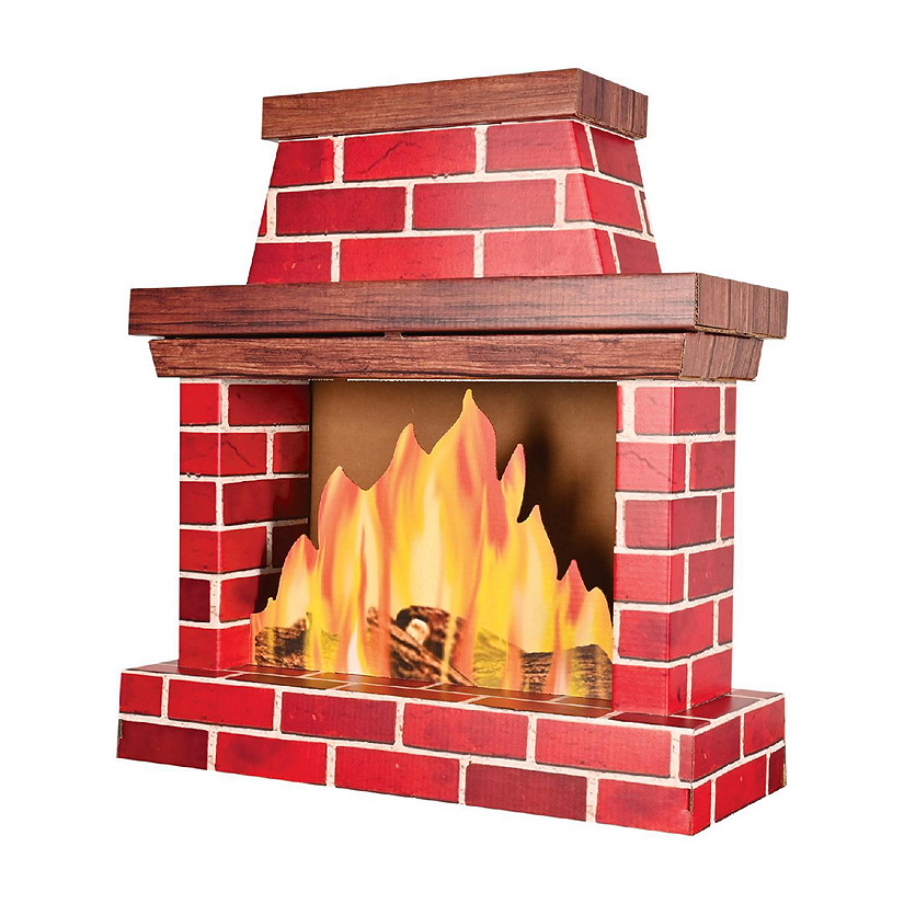 Beistle - 3-D Fireplace Prop - 4 Pack Image
