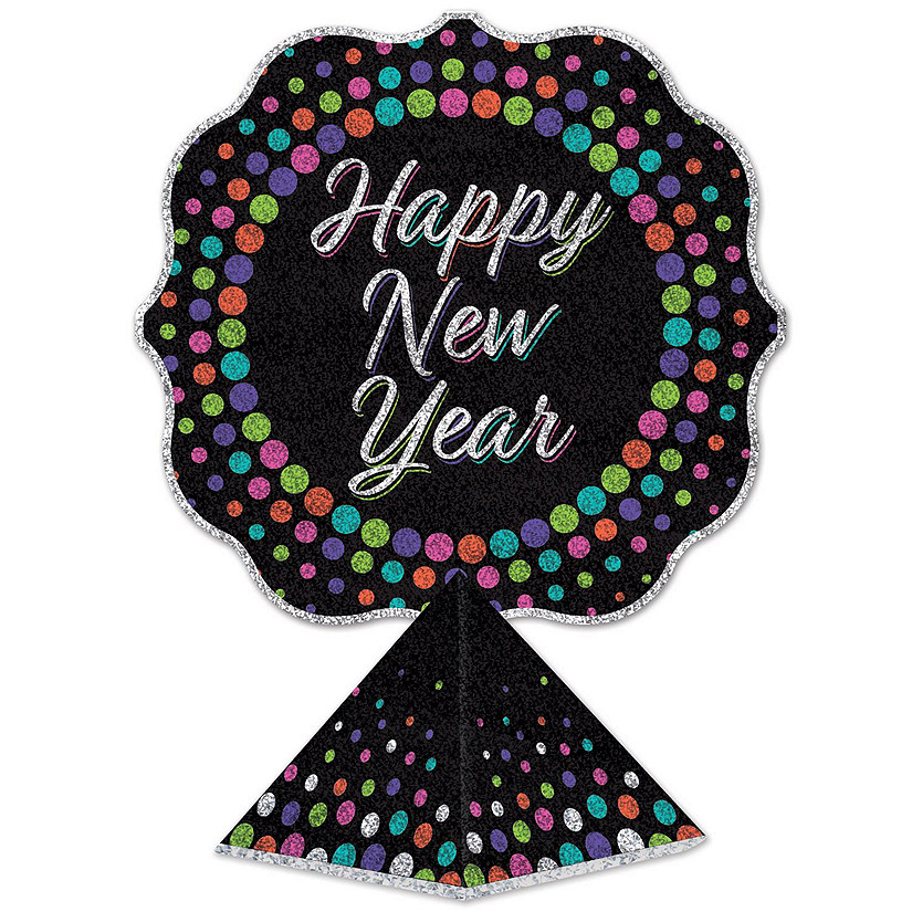 Beistle - 3-D Happy New Year Centerpiece - 12 Pack Image