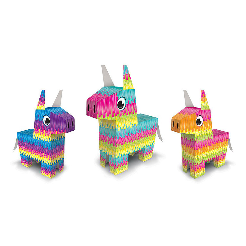 Beistle - 3-D Pinata Centerpieces - 12 Pack Image